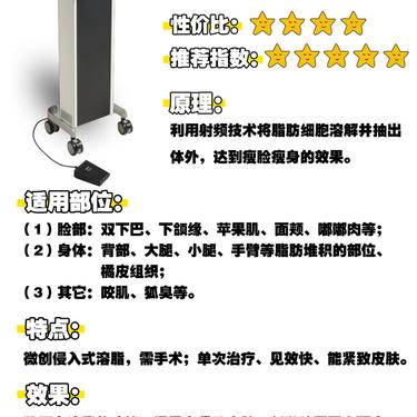 光纤溶脂瘦背部