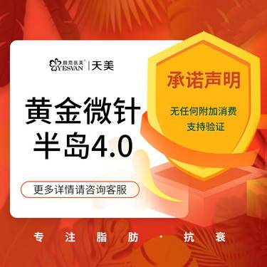 【黄金射频微针】【半岛黄金微针4.0】 缩小毛孔 美白嫩肤   痘印痘坑 皮肤修复