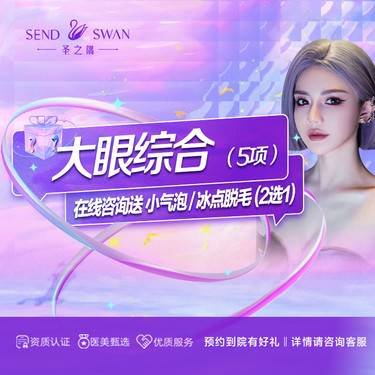 【眼部多项】眼部综合5项 双眼皮+去皮+去脂+提肌+翘睫整形项目图片