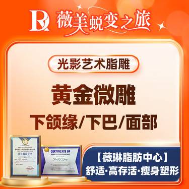 【双下巴吸脂】【正高博士团】【黄金微雕面部单部丨3选1丨下颌缘/下巴/面部】