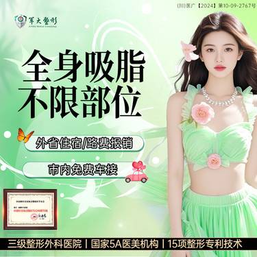 【吸脂】全身吸脂不限部位/瘦腿瘦腰腹瘦手臂美体瘦身新客专享
