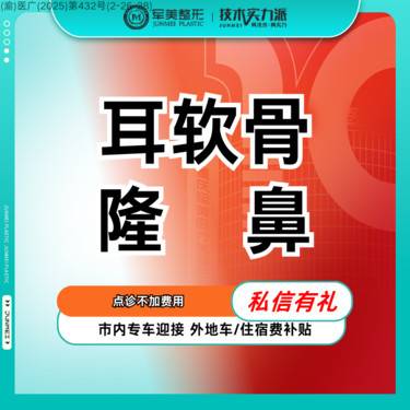 【鼻部多项】1+1耳软骨支架5项【初鼻套餐】鼻头/鼻尖/鼻小柱/鼻翼/鼻梁【新客专享】