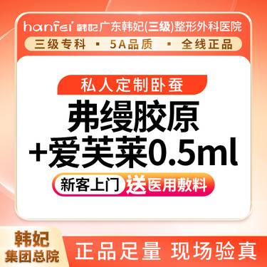 【玻尿酸】【私人定制卧蚕】弗缦0.5ml+爱芙莱0.5ml整形项目图片