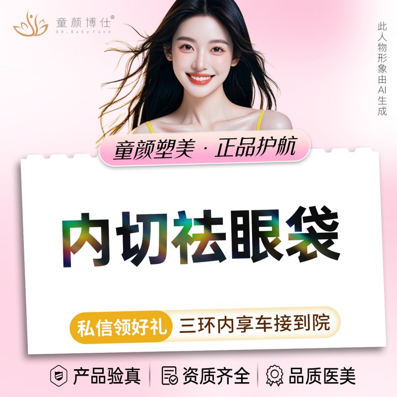 内切去眼袋【成都@成都武侯童颜博仕医疗美容门诊部】