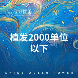 【私人定制】脱发植发（2000单位以下）