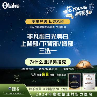 【皮肤综合管理套餐】【非凡蛋白光】美白上背部/下背部/臀部 三选一整形项目图片