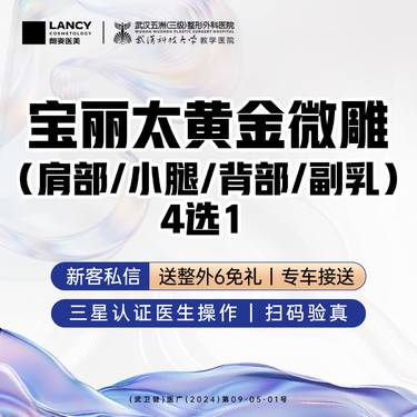 【吸脂】【宝丽太】黄金微雕丨三级医院四级外科资丨吸脂瘦肩/瘦腿丨背部/副乳微雕丨改善体态