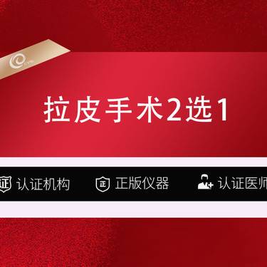【拉皮】【小切口手术提升】2选1中上中下