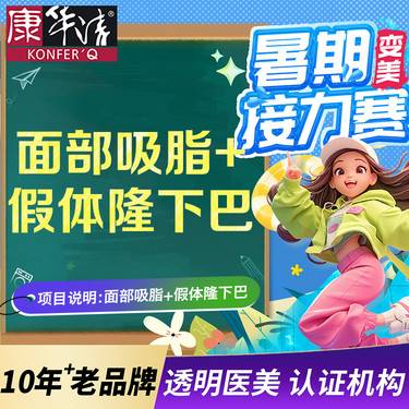 【V脸套餐】【复胖免吸】面部吸脂+假体垫下巴 改善面部轮廓/面部臃肿整形项目图片