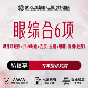 【眼部多项】【眼综合6项】切开双眼皮+开内眼角+去皮+去脂+翘睫+提肌(轻度) 三级整形医院整形项目图片