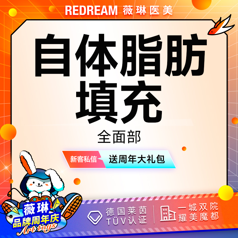 自体脂肪全面部填充【上海@王荣锡】