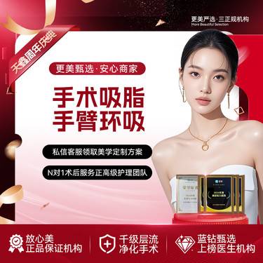 【手臂吸脂】手术吸脂   手臂环吸  瘦手臂 可咨询升级钻石精雕