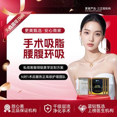 【腰腹吸脂】手术吸脂  腰腹环吸 减脂塑型 可咨询升级钻石精雕