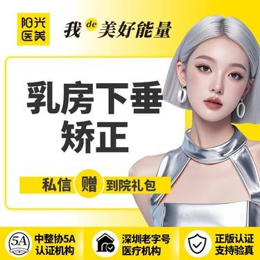 【胸部下垂矫正】【院长级专家操刀、麻醉专家全程护航】胸部下垂矫正 乳房松弛下垂矫正整形项目图片