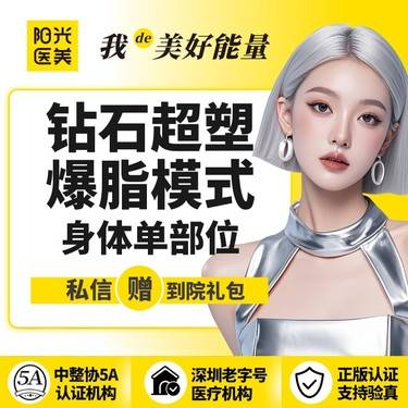 【射频提升】【钻石超塑】爆脂模式 身体单部位整形项目图片