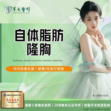 【自体脂肪隆胸】成都军大/自体脂肪隆胸/无隐形消费【新客专享】