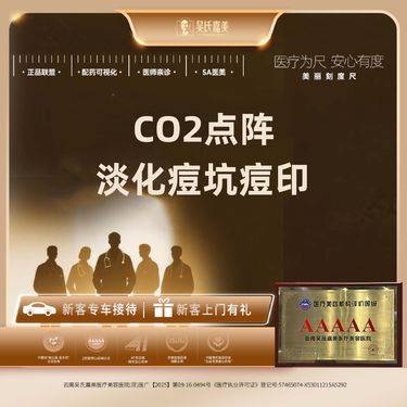 【点阵激光】CO2点阵淡化痘坑痘印整形项目图片