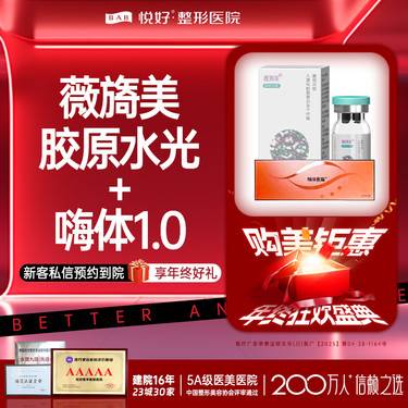 【微针水光】薇旖美水光4mg+嗨体1.0玻尿酸 限购一支整形项目图片