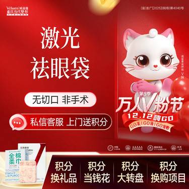 【激光去眼袋】激光改善眼袋 非手术不开刀/改善眼周黑眼圈泪沟【私信看案例】整形项目图片