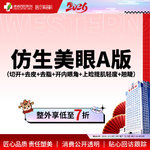 【全切双眼皮】仿生美眼A版 全切重睑+内眼角+上睑下垂矫正轻度+翘睫
