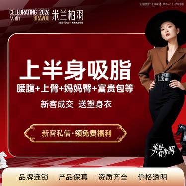 【吸脂】上半身吸脂 腰腹+上臂+妈妈臀+富贵包等 脂肪堆积 专业医师整形项目图片