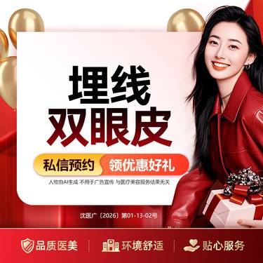 【埋线双眼皮】埋线双眼皮 无需拆线 精细手术整形项目图片