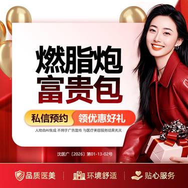 【射频溶脂瘦背部】燃脂炮 富贵包