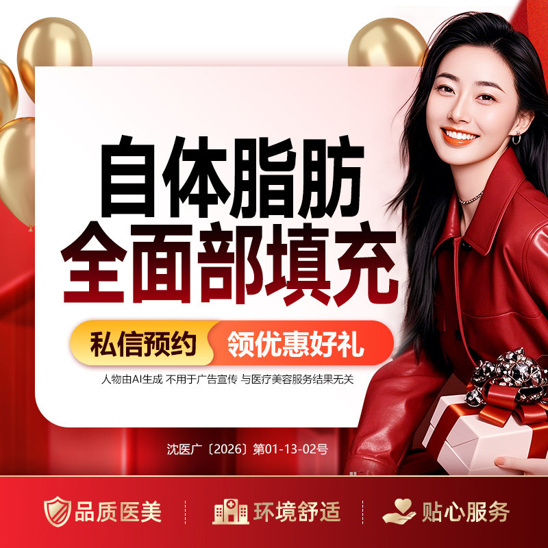 【自体脂肪全面部填充】自体脂肪全面部升级填充