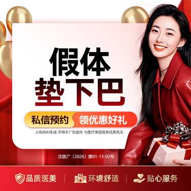 【硅胶垫下巴】假体垫下巴  艳冠假体  垫下巴