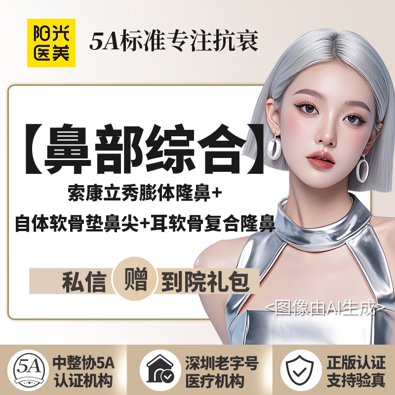 膨体隆鼻【深圳@深圳阳光医疗美容医院】