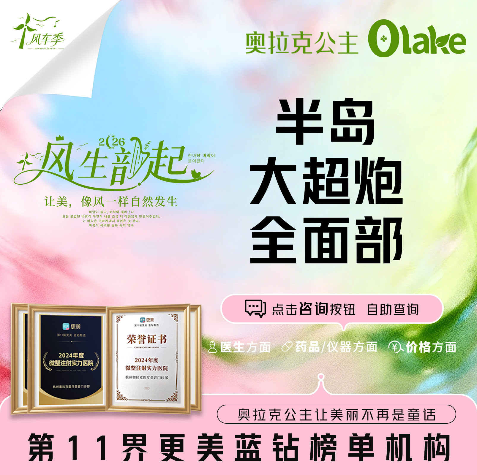 【超声提升】【半岛大超炮】全新一代半岛/面部抗衰