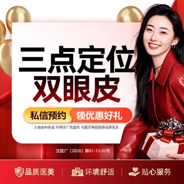 【定点双眼皮】三点定位双眼皮 私信有礼