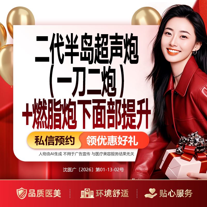 【超声炮】半岛二代黄金炮（一刀二炮）不限发数+燃脂炮下面部提升