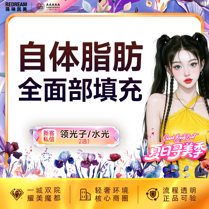 自体脂肪全面部填充【上海@张怀军】