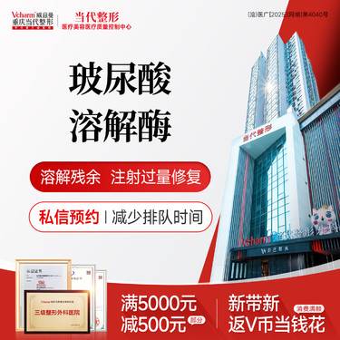 【玻尿酸溶解酶】注射填充过量修复【1部位】去馒化脸 适用于玻尿酸后溶解