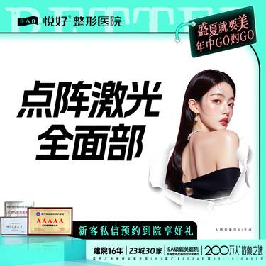 【点阵激光】【点阵激光全面部】新客专享 痘印 痘坑 皮肤管理整形项目图片