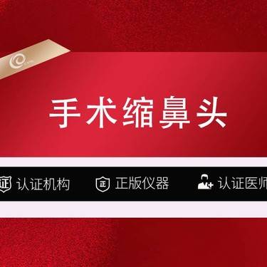【手术缩鼻头】鼻翼缩小-大鼻头/鼻头缩小-鼻部手术-鼻整形-鼻修复-------整形项目图片