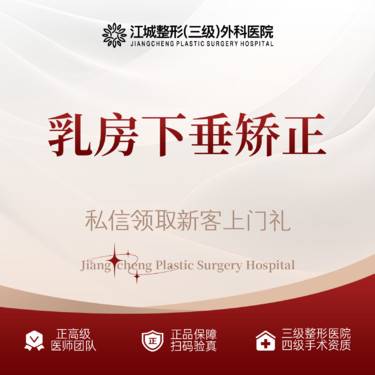 【胸部下垂矫正】乳房下垂矫正(双侧轻度) 产后下垂 胸部提升 梨形胸 水滴胸 三级整形医院资质整形项目图片