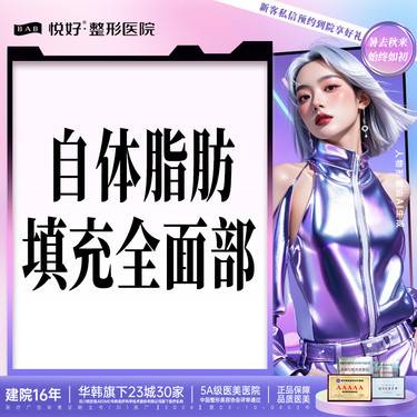【自体脂肪全面部填充】【面部填充】脂肪填充 脂肪 填充塑形 新客专享