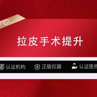 【拉皮】【小切口手术提升】上面部