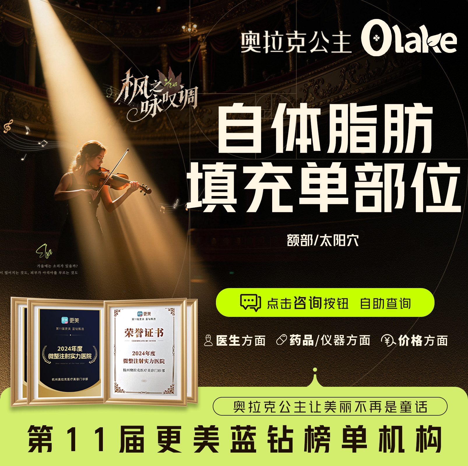 【自体脂肪面部填充】【杭州】【自体脂肪填充额部/太阳穴】可报销车费 免局麻费 太阳穴/面部脂肪填充